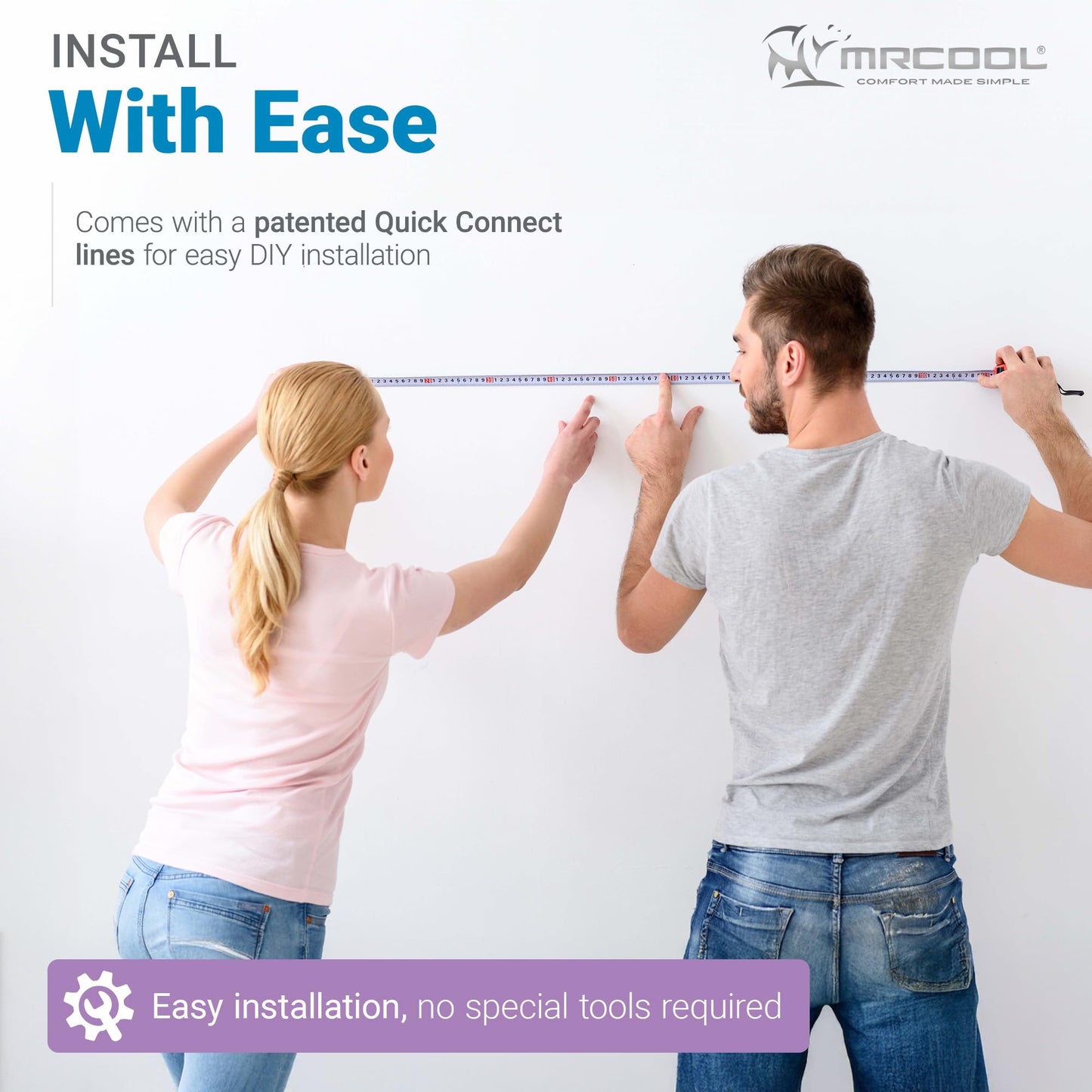 MRCOOL 24000 BTU 230V Ductless Inverter Mini Split Air Conditioner & Heat Pump System, 5th Gen DIY - Wall-Mounted AC Unit w/ Heating and Cooling for Home, Office & Commercial Space