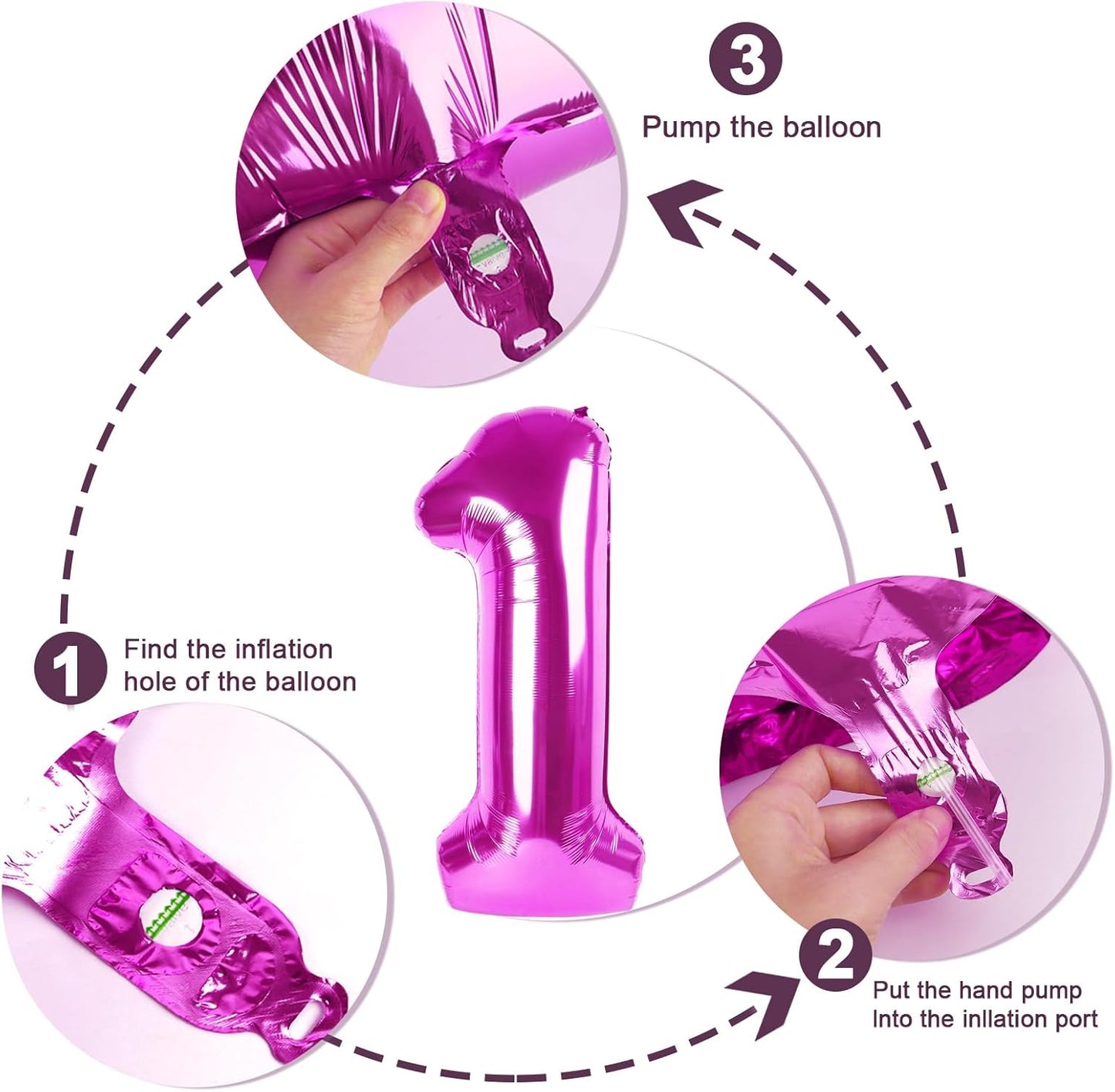 Rose Purple 40-Inch Number 9 Balloon by [Brand Name] - Perfect for Birthday Parties, Weddings & Graduations