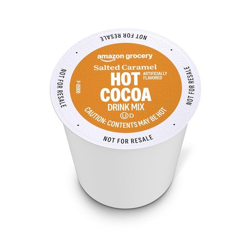 Happy Belly Hot Cocoa Pods - Salted Caramel Flavor for 2.0 K-Cup Brewers | 24 Count