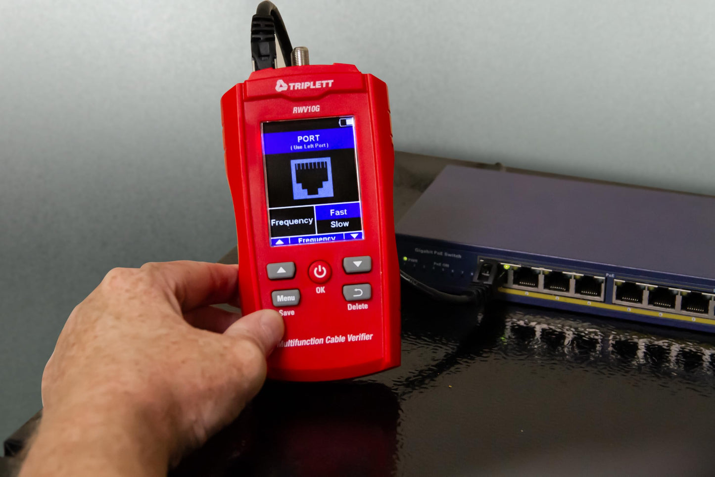 Triplett RWV10G 10Gb Real World LAN and Cable Verifier