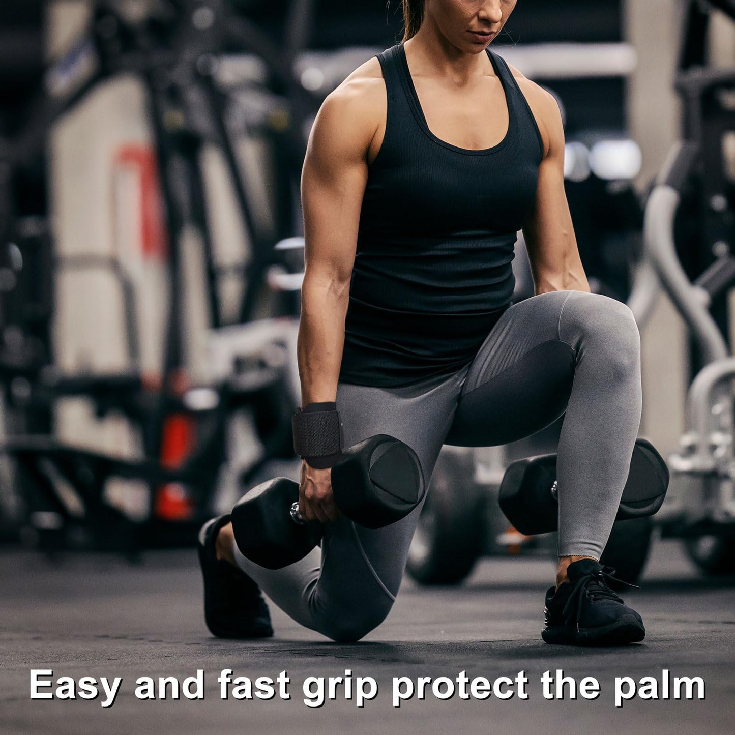 powerfeng Lifting Hooks for Weight Lifting: Weightlifting Hooks Wrist Straps Hand Grip Support for Deadlift Weightlifting Gym Gloves for Men & Women (Black)