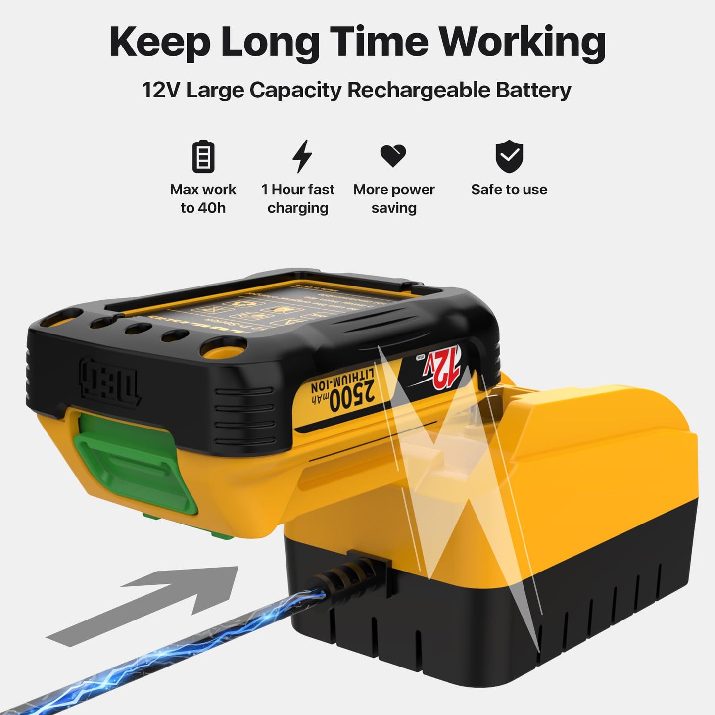 Laser Level 360 Self Leveling,DEGLASERS 4x360 Green Laser Level with 12V Rechargeable Battery(40 Hrs),Remote Control, Magnetic Rotating Stand,Hard Carry Case for Construction