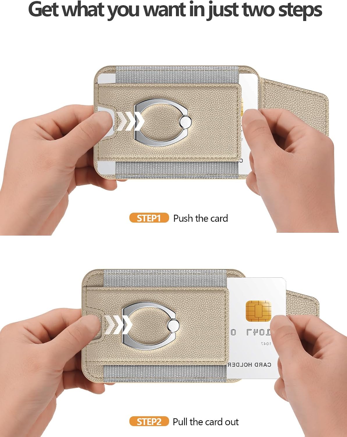 6-Card 17/16/15/14/13/12 ExtreLife For Magsafe Wallet with Grip, Holder, Stronger Magnetic Card Wallet Holder