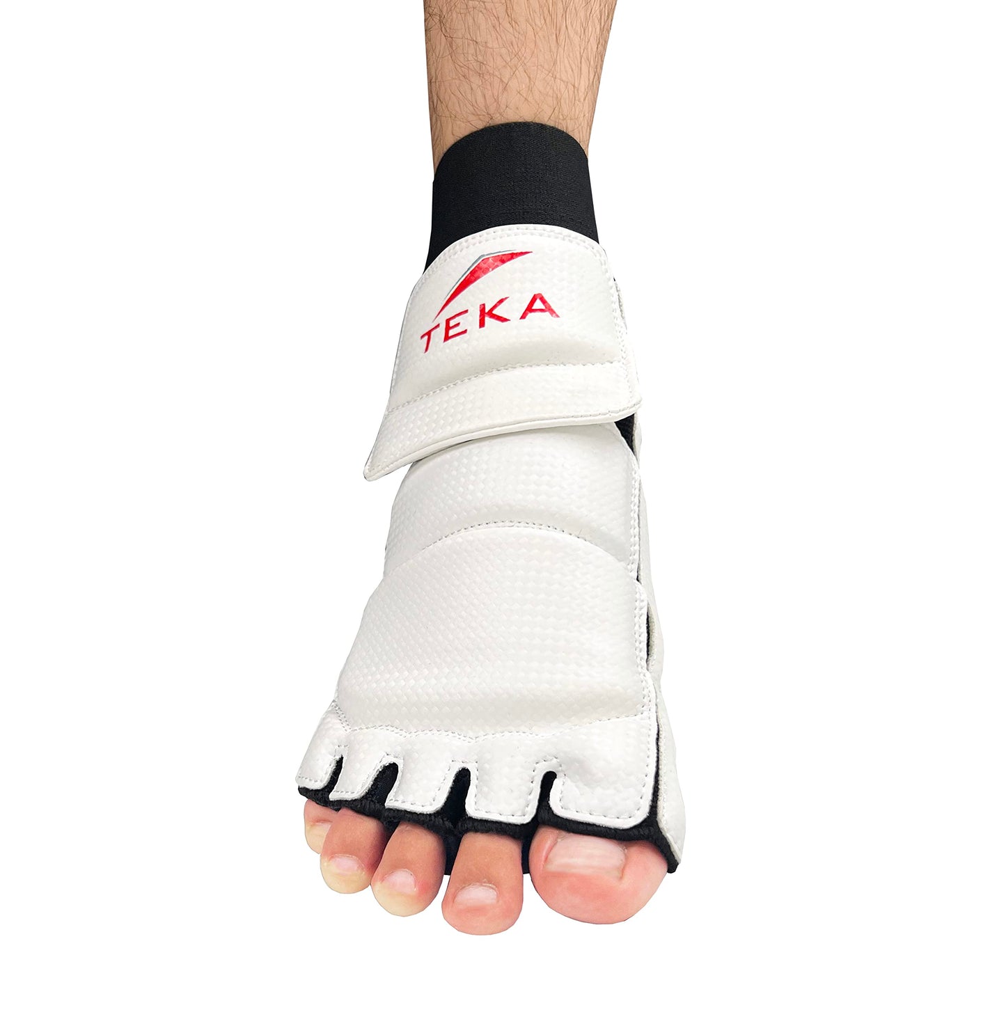 Taekwondo Foot Guard Protector Gear for Sparring MMA Training Competition Kickboxing Karate Boxing Martial Arts Kung Fu Punch Bag TEKA (Pair) (XL)