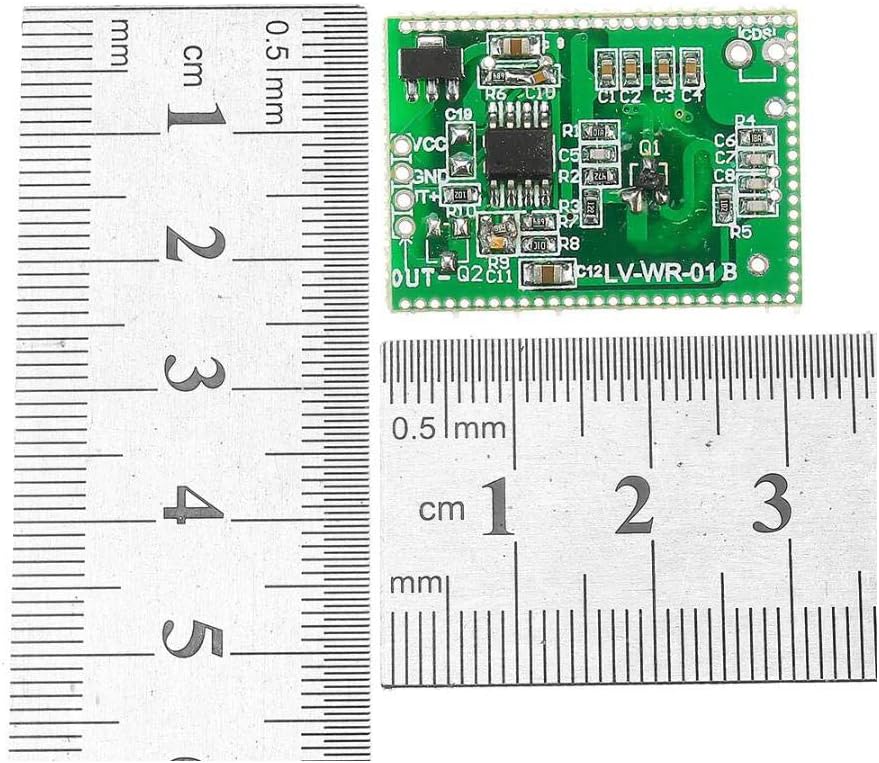 LV-WR-01B 5v) Taidacent Microwave Radar Sensor Module Human Induction Module Smart Sensor Detector Smart Motion Sensor