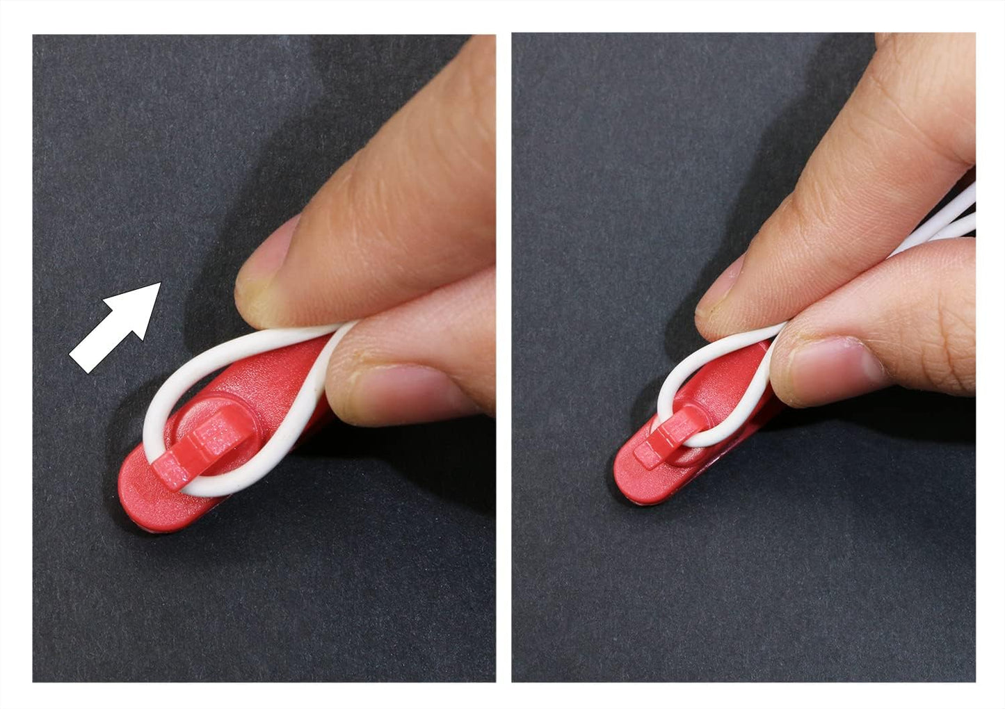 Mini Skater 5Pcs 1in 360 Small Earphone Wire Clip Degree Rotate Headphone Clip Earphone Cable Clothing Clip to Keep