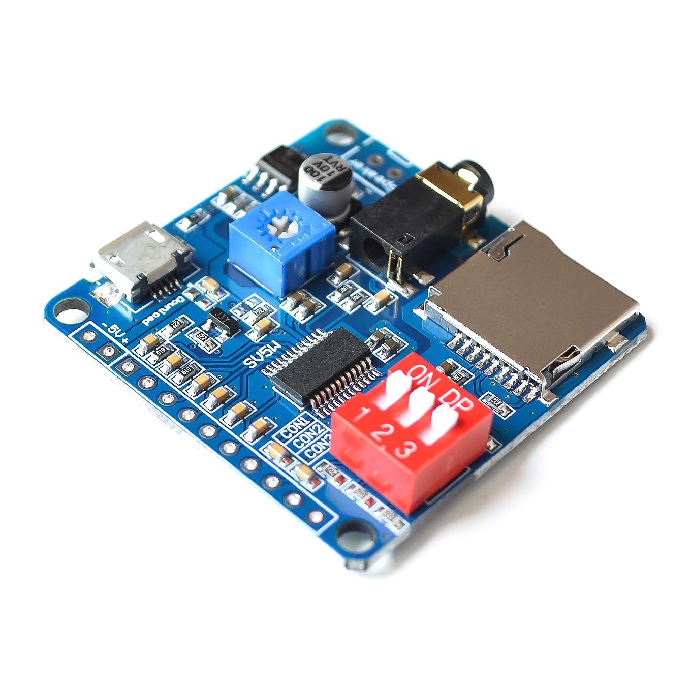 Reland Sun MP3 New Voice Playback Module Board Music Player SD/TF Card for Arduino