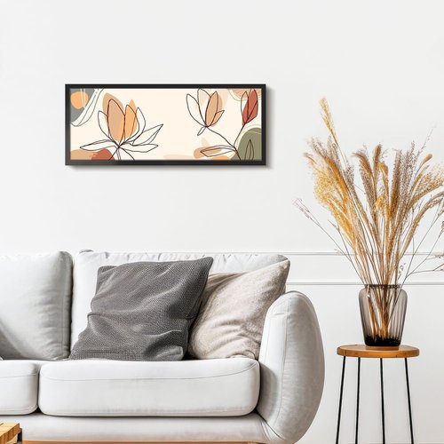 LaVie Home 8x20 Picture Frame - Classic Black Wall Display Frame with HD Plexiglas | Vertical & Horizontal Options