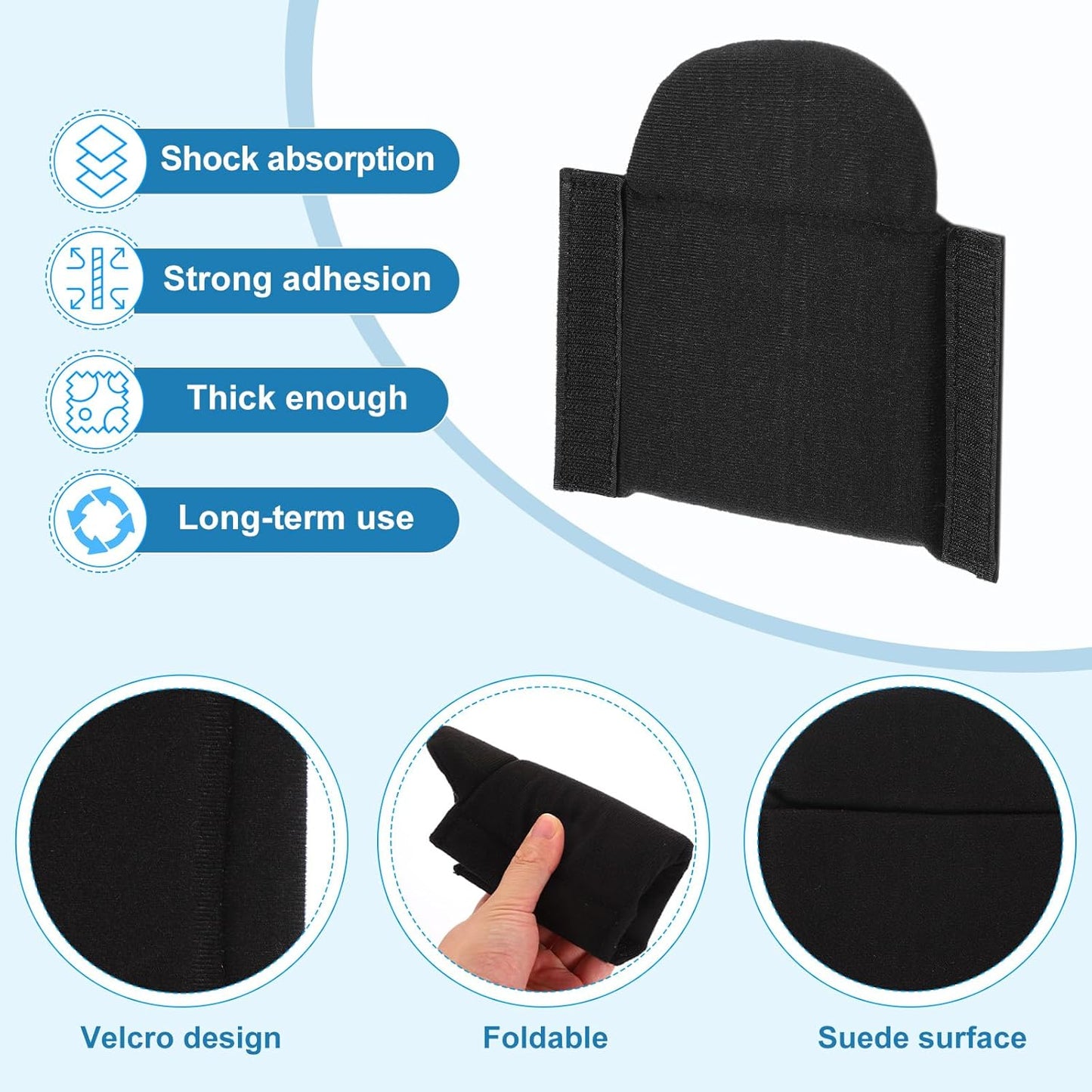4Pcs 6.5"x6.3"x0.55" PATIKIL Camera Bag Divider, Shockproof Camera Bag Inserts Separator Pad Protective Lens for Nikon