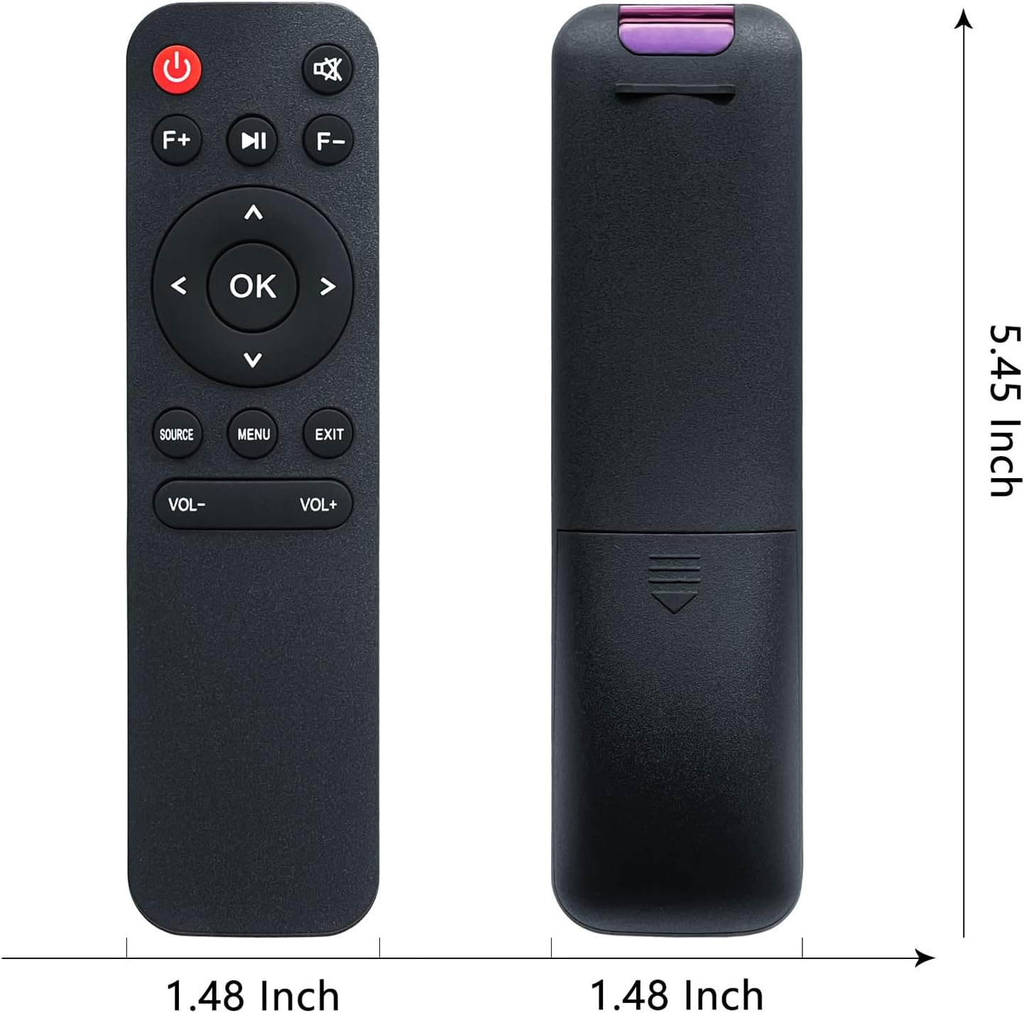 Molgoc L02, AY3,Salange P90A Replacement Remote for Portable Projector,Compatible with Lisowod ONOAYO Portable