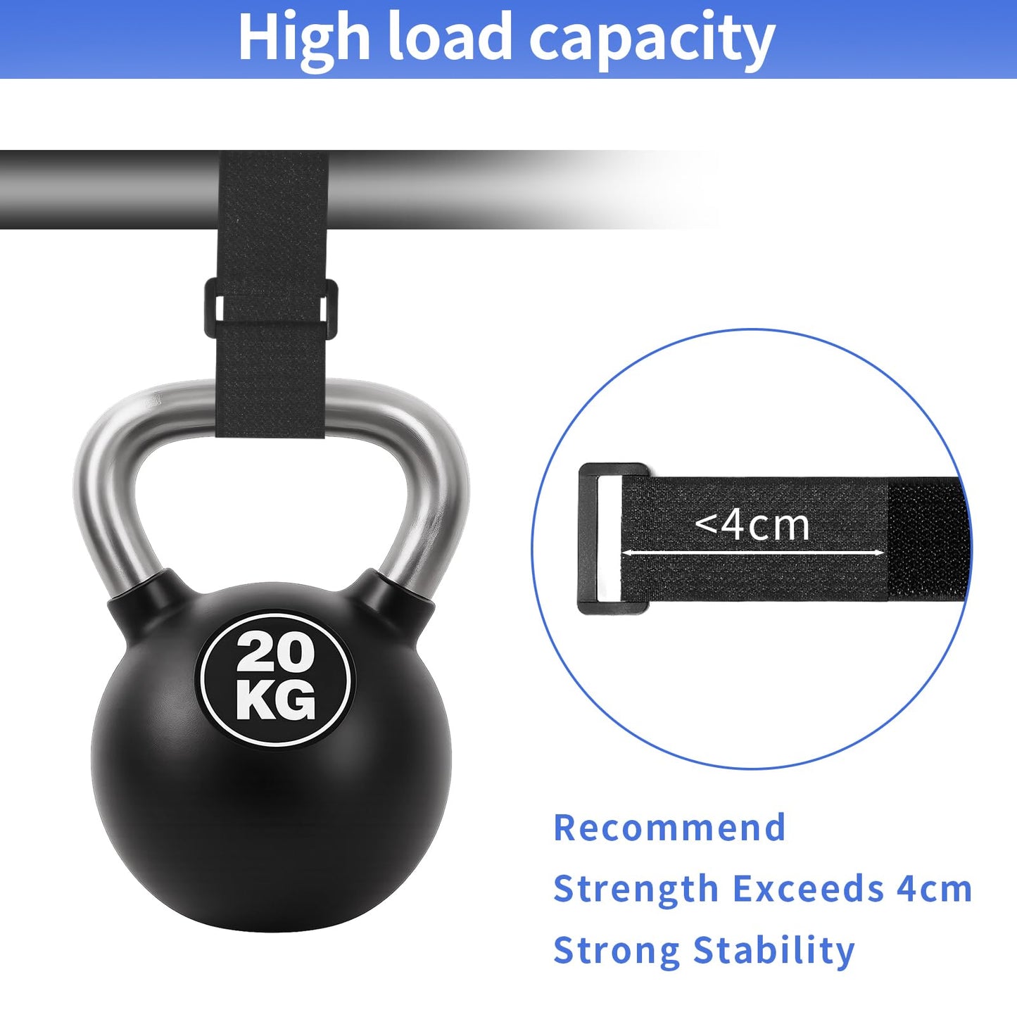 GDSZ LAERSI 1.5In x 20Ft Cinch Straps Nylon Heavy Duty with 25 Buckles, Cut to Length, Black Hook and Loop Straps, Reusable Long Cable Ties for Storage and Cord Organizer