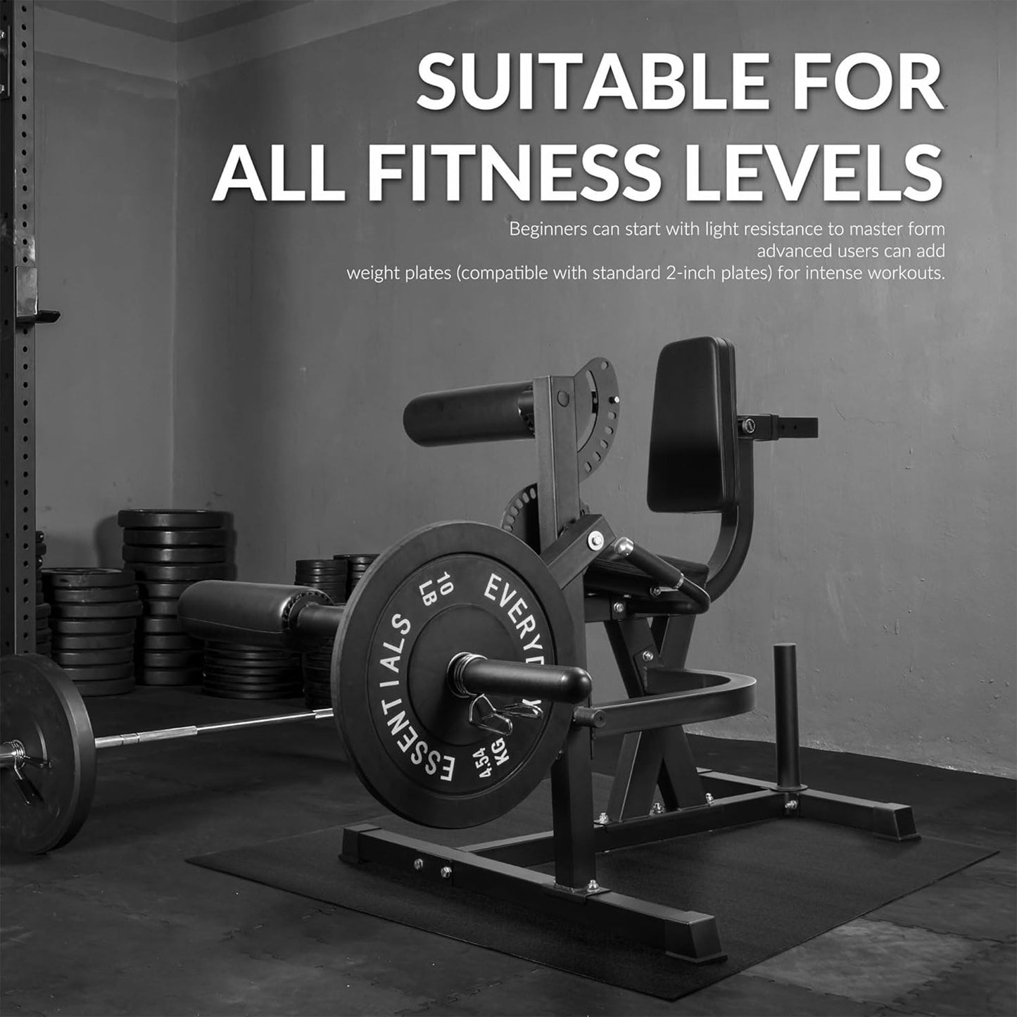 BalanceFrom Strength Training Machine, Adjustable Multifunctional Fitness Equipment for Home & Gym – Seated & Lying Leg Extension Curl