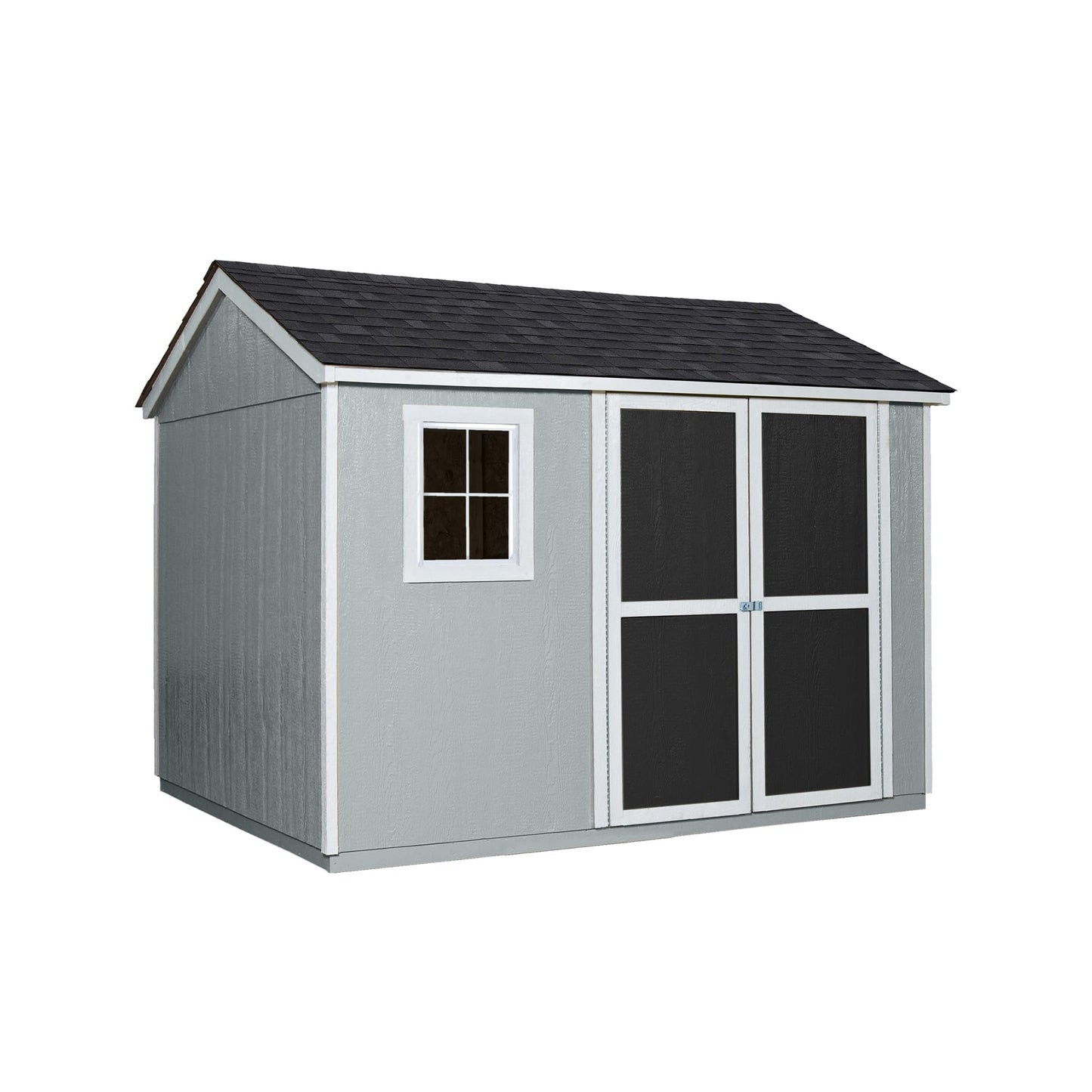 ShedMaster Midpoint 10x8 Do-It-Yourself Wooden Storage Shed with Floor Kit - Does not Include Paint or Roofing Shingles