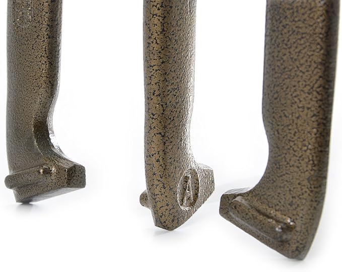 Franklin Sports Horseshoe Set - Cast iron Horseshoes and Steel Stakes - Official Size and Weight - Perfect for Yard and Beach - Recreational
