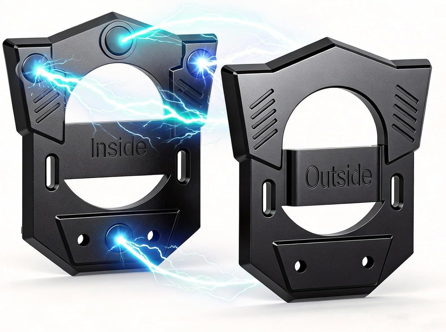 MiooNioo 2Pack MN-N1Two Sets The The Magnetic Stand for Clothing is Suitable for Action Cameras, Law Enforcement