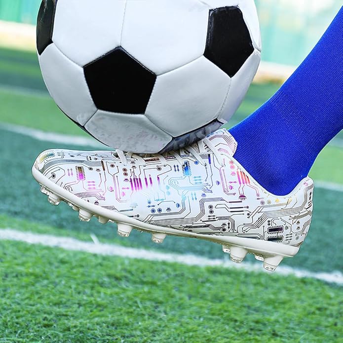 Unisex Low Top AG Sports Soccer Cleats Training Shoes Non-Slip Wear Resistant Football Shoes