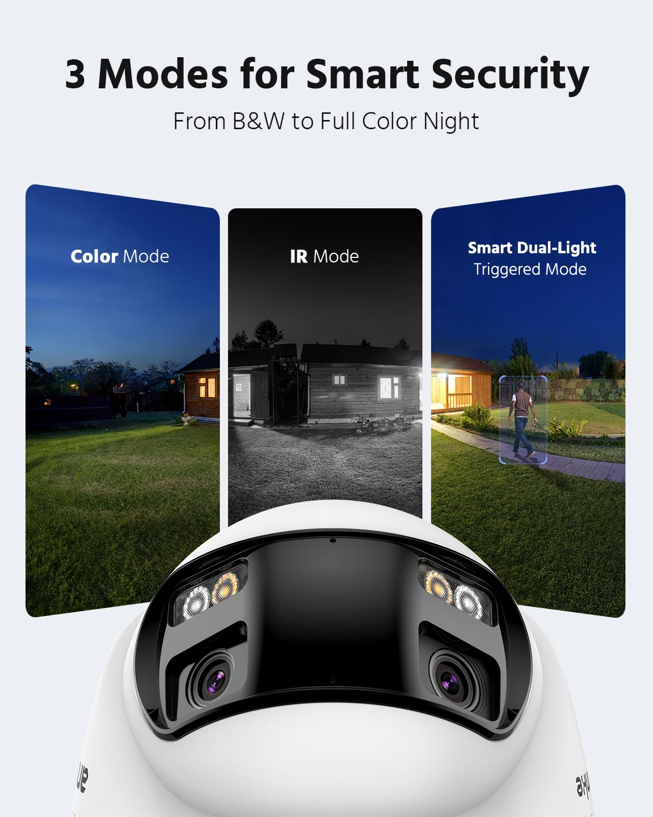 ANNKE 4K PoE Security Camera System with Dual Lens, 180° Wide Angle, 12MP H.265+ NVR with 2TB HDD, 4pcs 8MP Wired Surveillance IP Cameras Outdoor, Smart AI Human/Vehicle Detection, 2-Way Audio