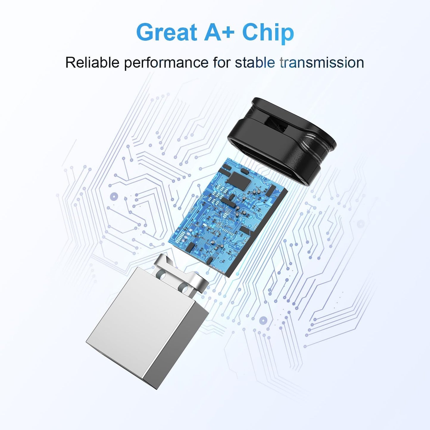 RAOYI 128GB 3.0 Lanyard,128G USB Stick USB Flash Drive with Mini Fit Memory Stick Ultra Slim Thumb Drive Zip Drive