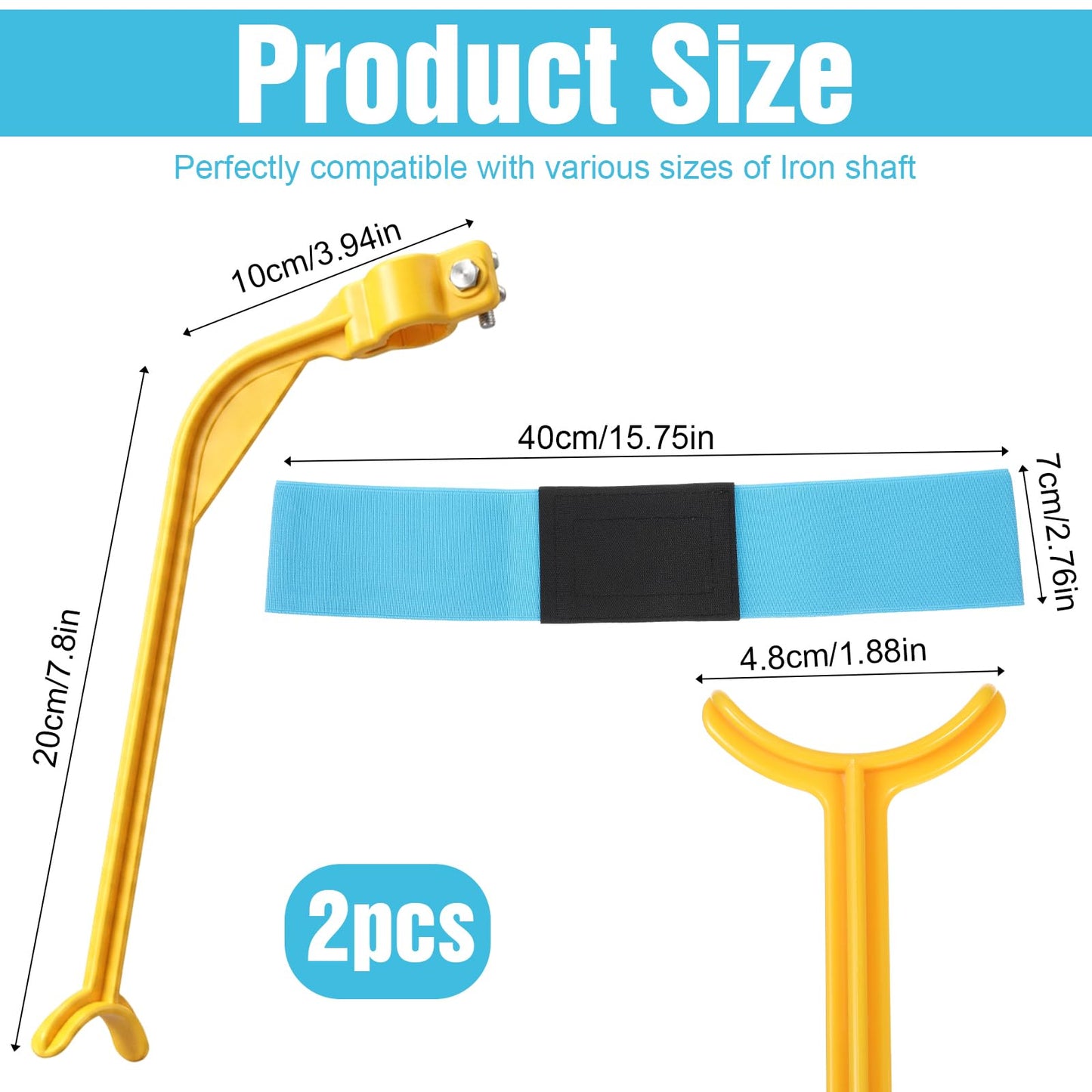Sorcristy Golf Training Wrist Hinge and Swing Correcting Arm Band, Golf Swing Training Aid for Golfers Beginners Arm Elbow Posture Teaching Accessory for Club Practice