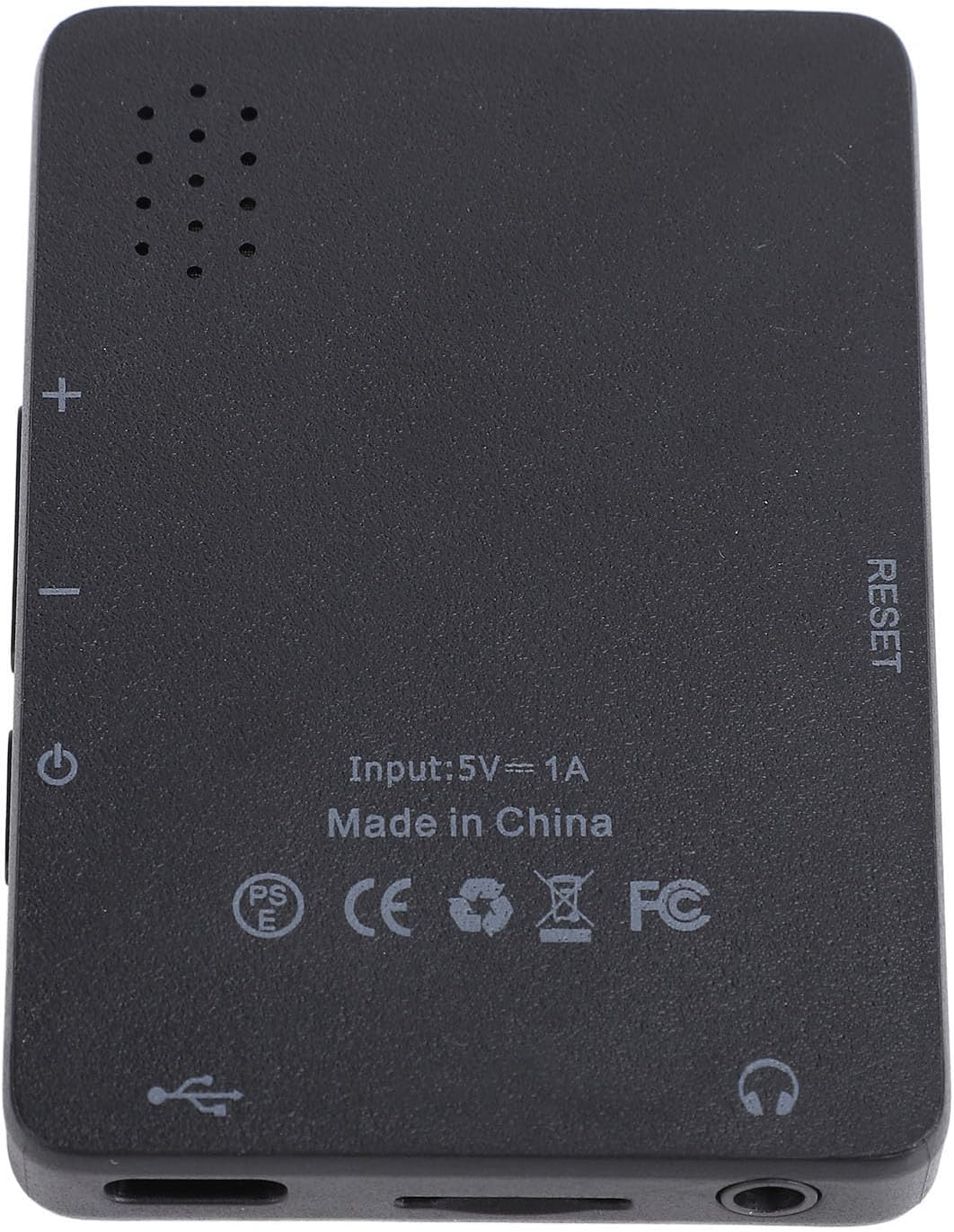 Yoidesu MP3 MP4 2.4in 3.5mm 64GB Player, HD Touch Screen Bluetooth Music Player with Port, Supports Card for Wireless