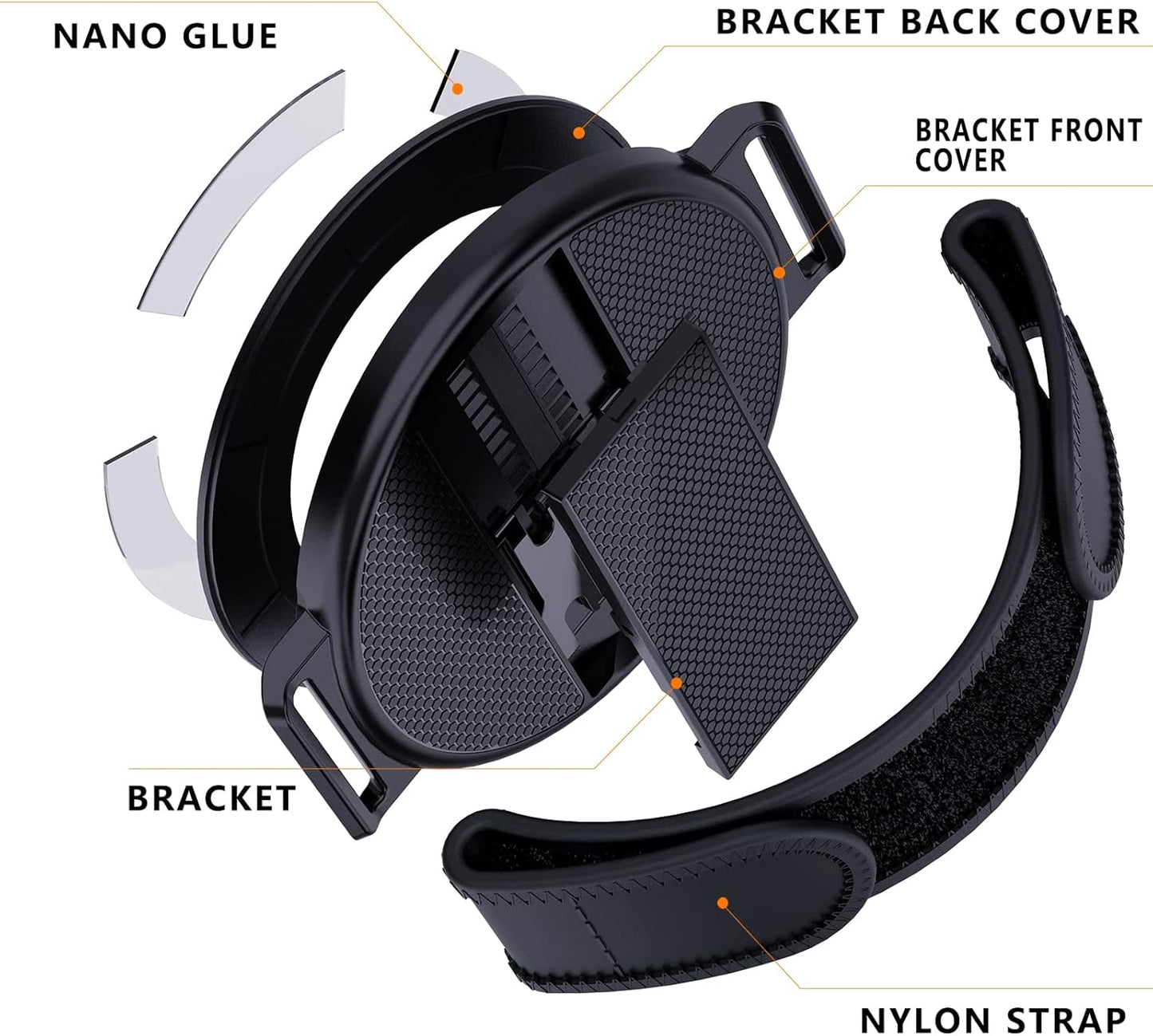 VGGNUU 9-11 Inch 6/7 Tablet Stand with Hand Strap - Universal Tablet Hand Strap Holder & Loop Fastening Handle Grip