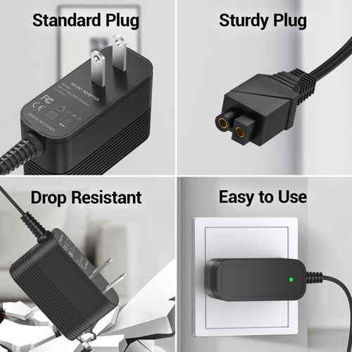 DC Charger for Dirt Devil Versa Stick Vacuum Compatible with Dirt Devil Versa Cordless Vacuum BD22025 BD22050 BD30025 BD22052 BD30025BFD BD10315B 440008693 440013094 Stick Vacuum Cleaner Power Cord