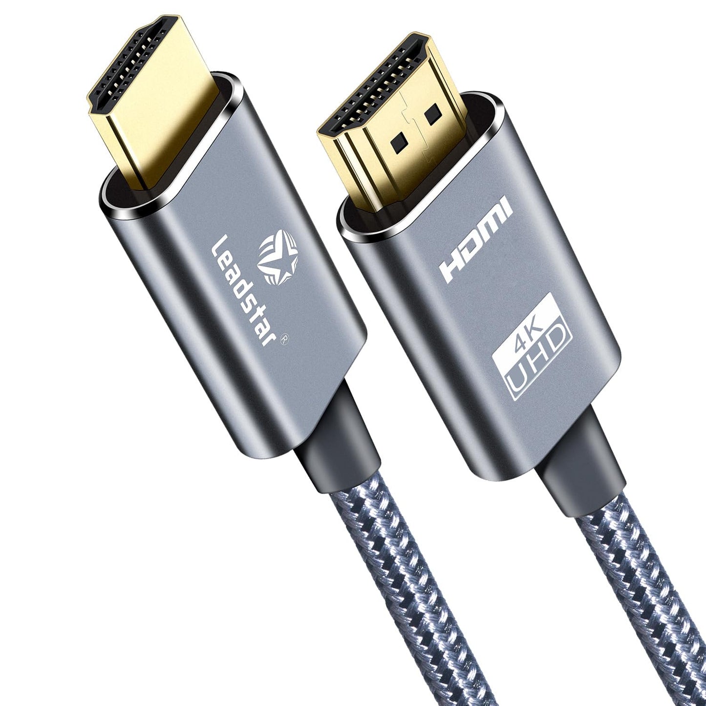 4K 30 9m, 2.0 4K@60Hz, 2160p, 3D, 2.2 PS5, LEADSTAR HDMI Cable ft / High Speed HDMI Cord Braided | Ultra HD, ARC, HDR