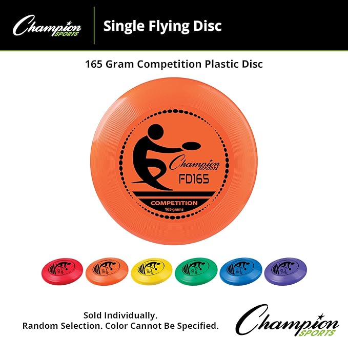 Champion Sports Competition Plastic Discs, Assorted Color