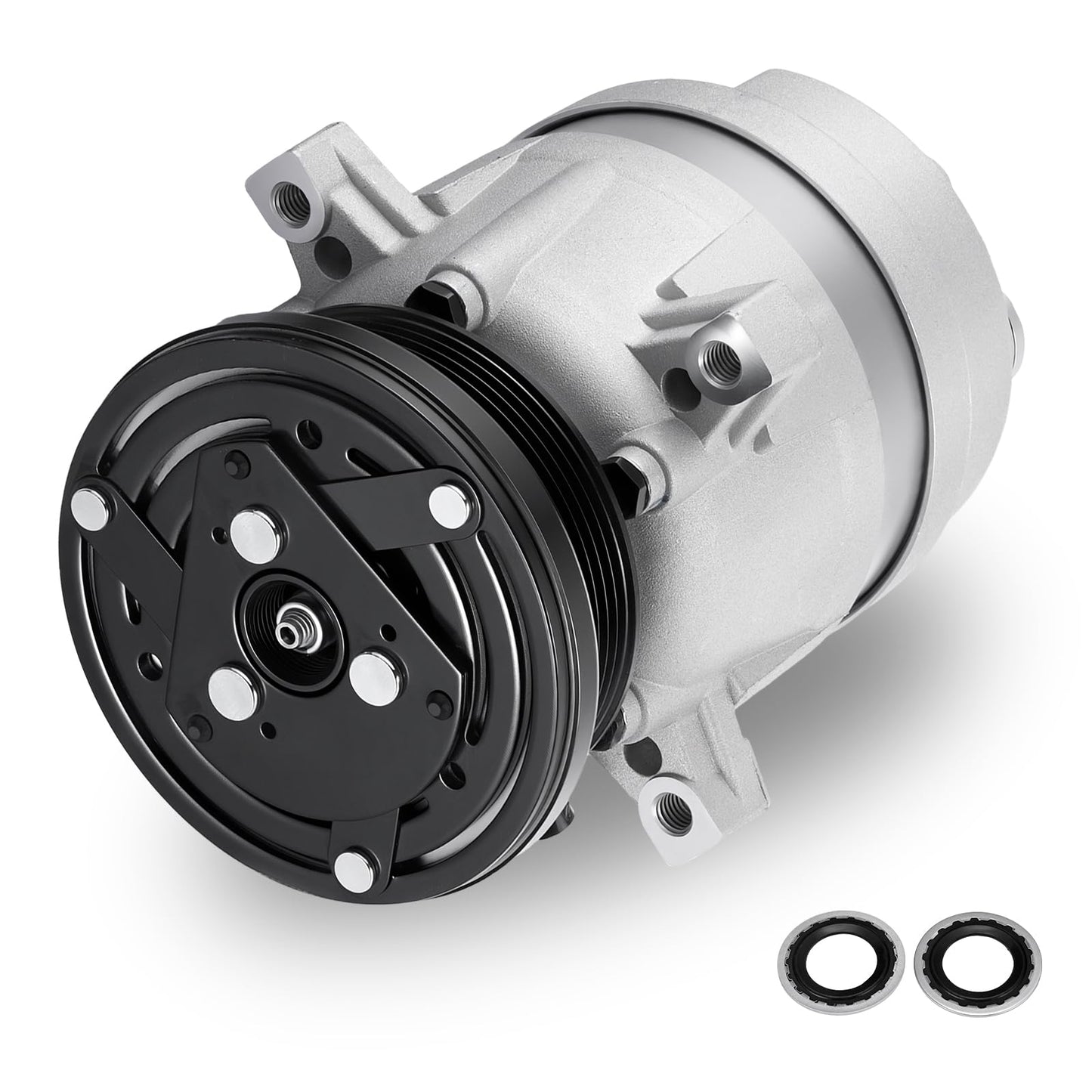 SYKRSS 58984 Air Conditioning A/C Compressor with Clutch Compatible with Buick Century Regal 94-95 3.1L V6, Compatible with Chevrolet Lumina 94-95 3.1L, 94-97 3.4L, for Monte Carlo 95-97 3.4L