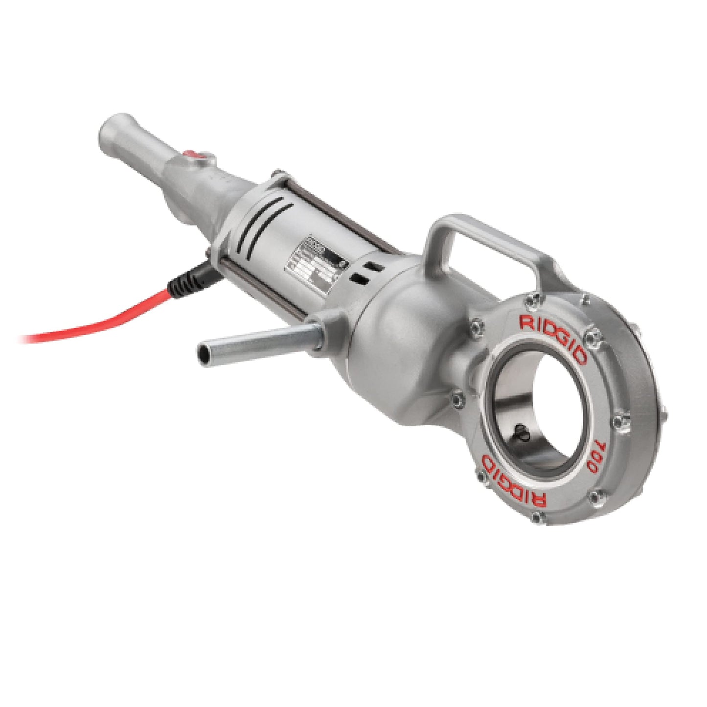 RIDGID 41935 Model 700 Hand-Held 120-Volt Power Drive Pipe Threader, Compatible with RIDGID 12-R, 00-R, 00-RB, and 11-R Die Heads, Silver