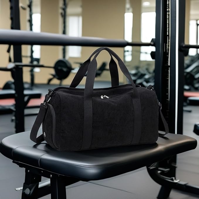 Duffle Bag for Gym Sports Women Girls Workout Travel Bag Weekender with Shoe Compartment and Wet Pocket