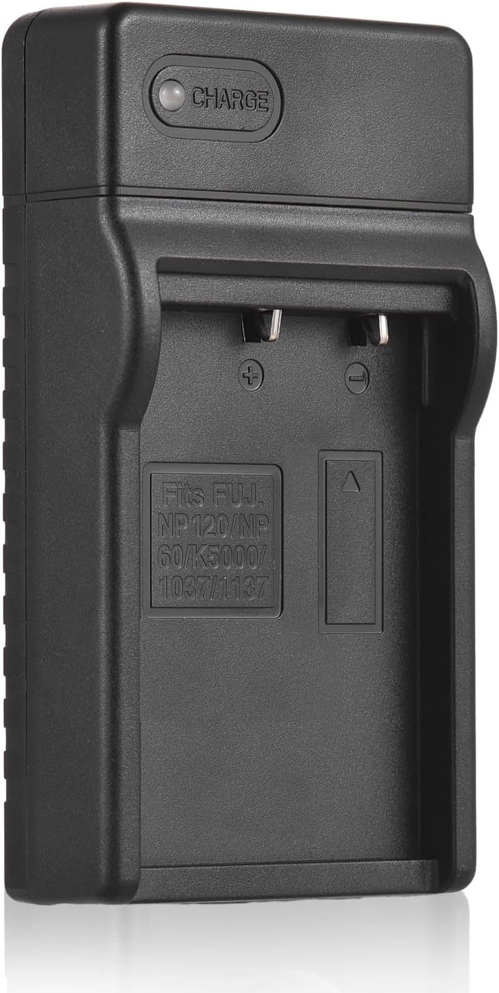 Andoer NP-120 HDR-AC3/ HDR-AC5/ HDR-AZ50/ HDR-V12/ HDR-V7 Battery Charger with LED Indicator Type-C Port & USB Cable