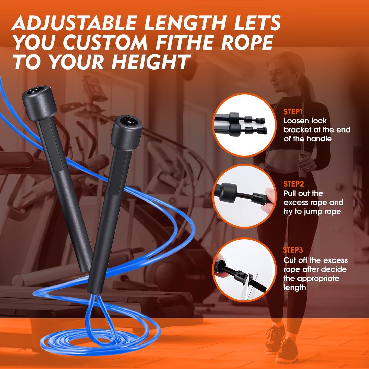 HELLOBOZS 14 Pack Adjustable PVC Jump Rope for Cardio Fitness - Versatile Jump Rope for Kids Women Men Christmas Gift -Tangle-Free for Keeping Fit, Training, Workout