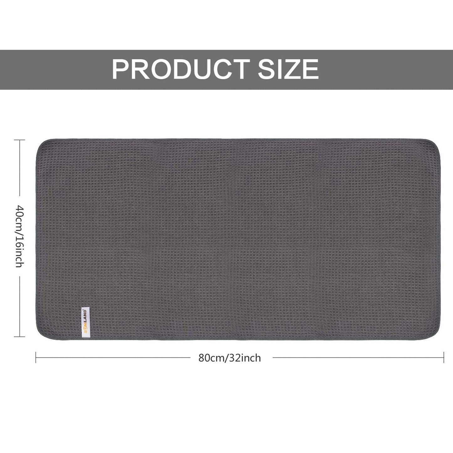 SUNLAND Microfiber Gym Towels Sports Workout Towel Fast Drying Fitness Sweat Towels for Men & Women Lightweight Multi-Purpose Hot Yoga Towel 3 Pack 16Inch x 32Inch