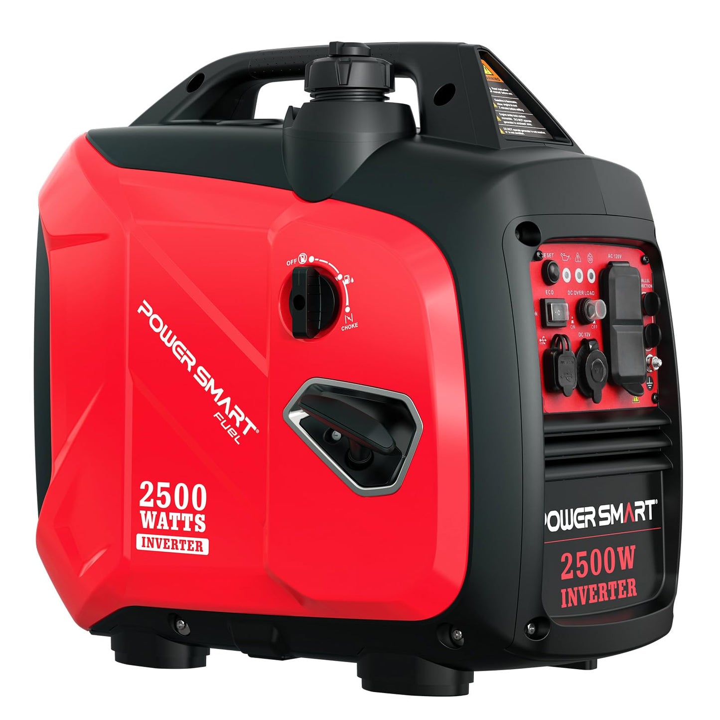 PowerSmart 2500-Watt Portable Inverter Generator Gas Powered, Quiet for Camping