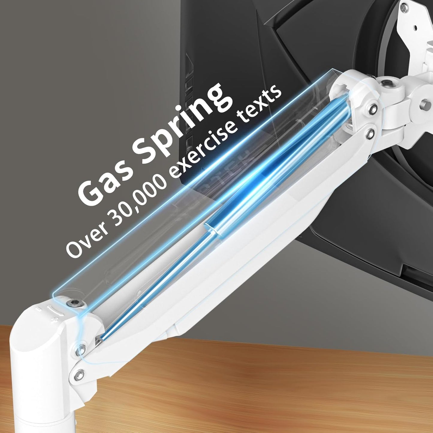 suptek 17 20 22 23 24 26 27 32 35 inch 24.25 lbs, Monitor Mount Gas Spring Monitor Arm Desk Mount Fully Adjustable Fits