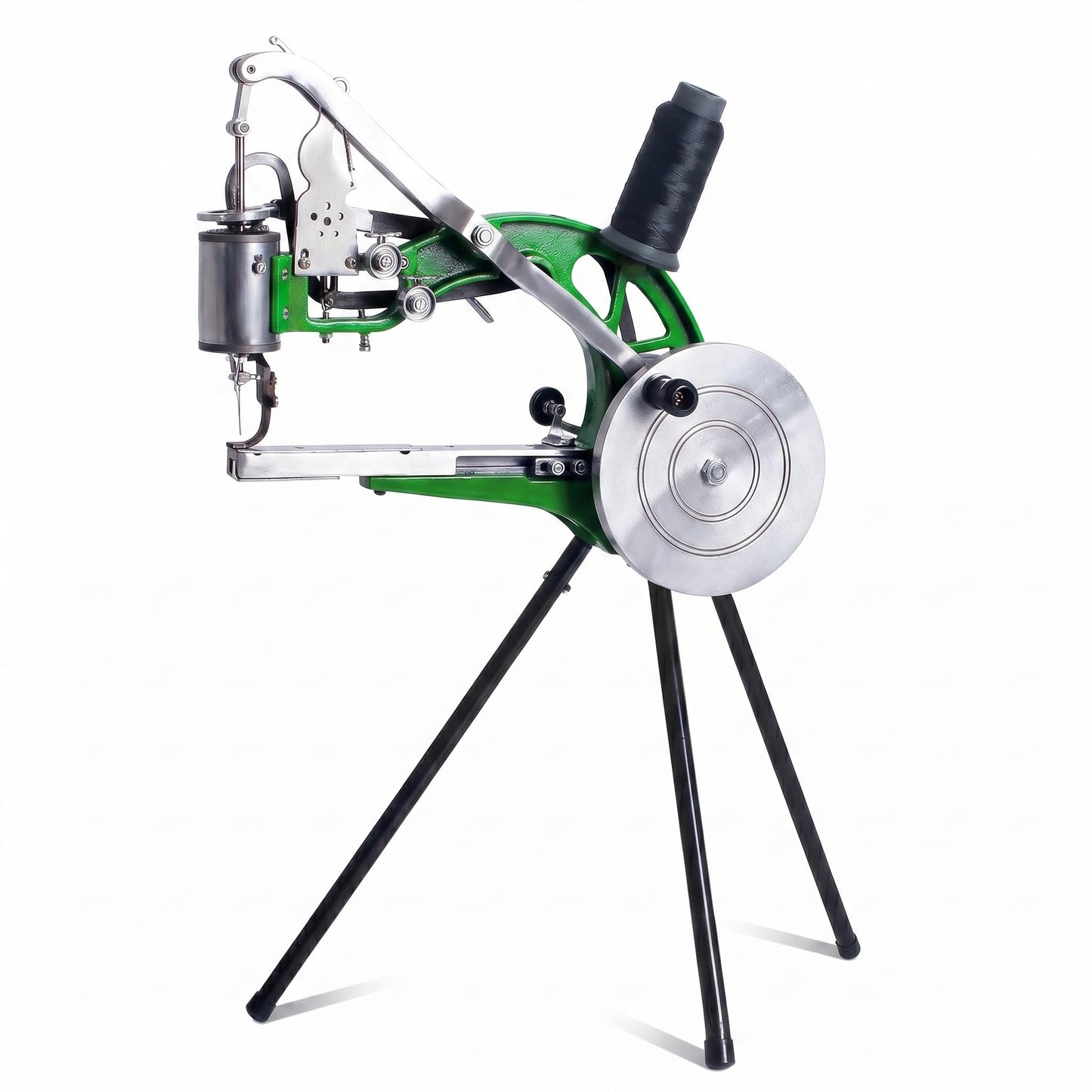 Leather Sewing Machine, Manual Cobbler Sewing Machine Leather, Shoe Repair Machine with Dual Cotton Nylon Line Canvas for Shoe Tents and Belt