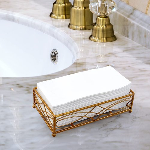 600PACK Disposable Hand Towels for Bathroom, Soft and Absorbent Paper Guest Towels Disposable Decorative Bathroom Hand Napkins for Kitchen, Parties, Weddings, Dinners