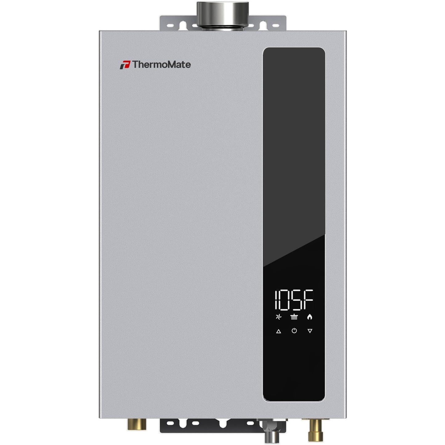 ThermoMate CZ422NG Natural Gas Tankless Water Heater, Up to 5 GPM 113,000 BTU, High Efficiency Instant On-Demand Hot Water for Whole House Use, Indoor Residential Water Heater with Multi-Point Heating
