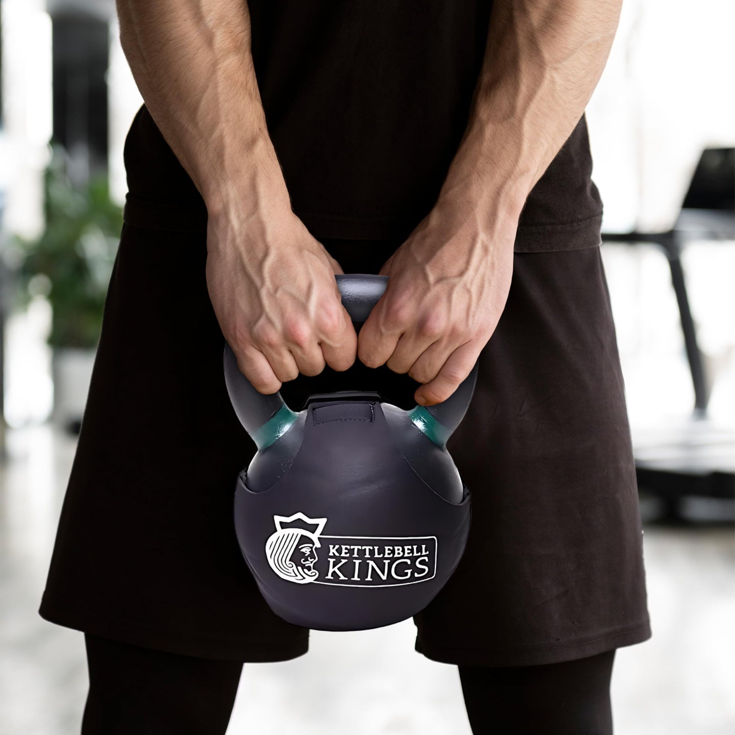 SPECIFIC TO KETTLEBELL KINGS PRODUCTS - Powder Coat Kettlebell Wrap - KG - Floor Protector Kettlebell Cover With 3mm Neoprene Sleeve for Gym or Home Fitness Kettlebell Protection (44KG)