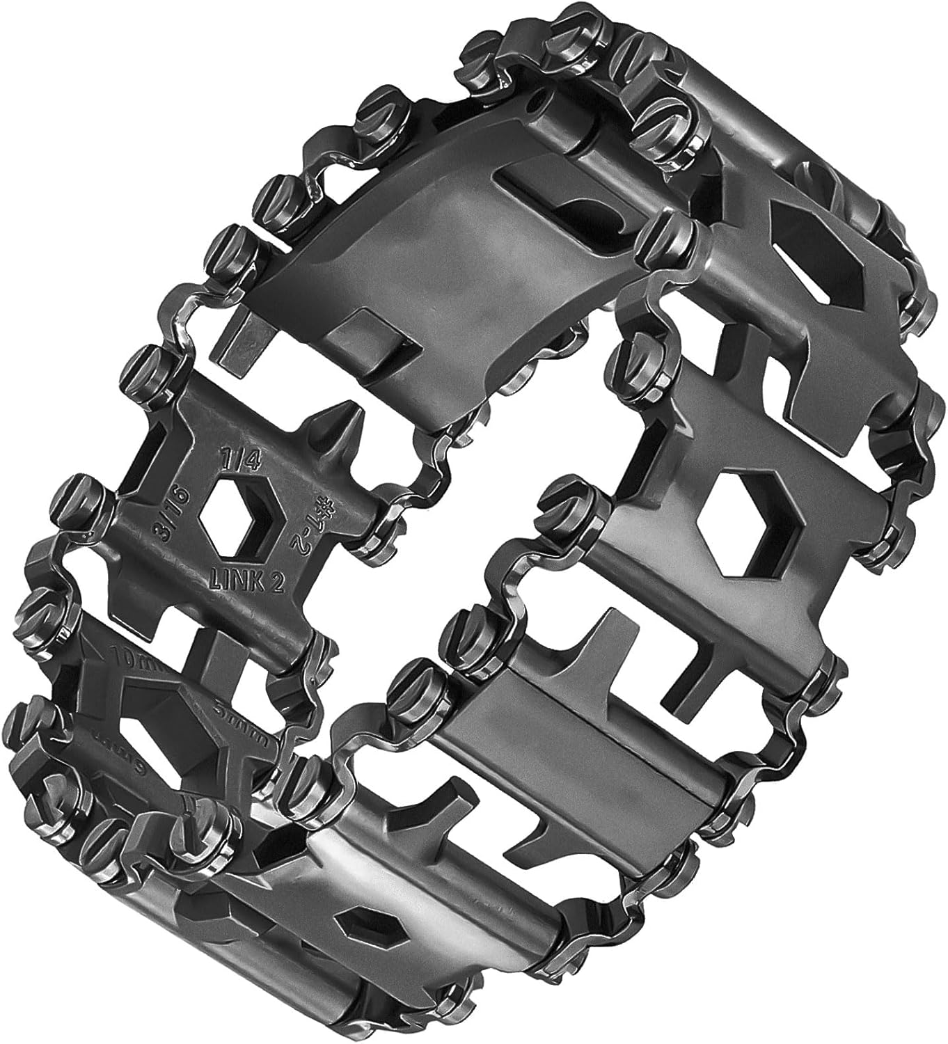 29 1 1&2, in Multitools Stainless Steel Tool Wearable Bracelet for Men Compatible for Apple Watch Ultra Survival