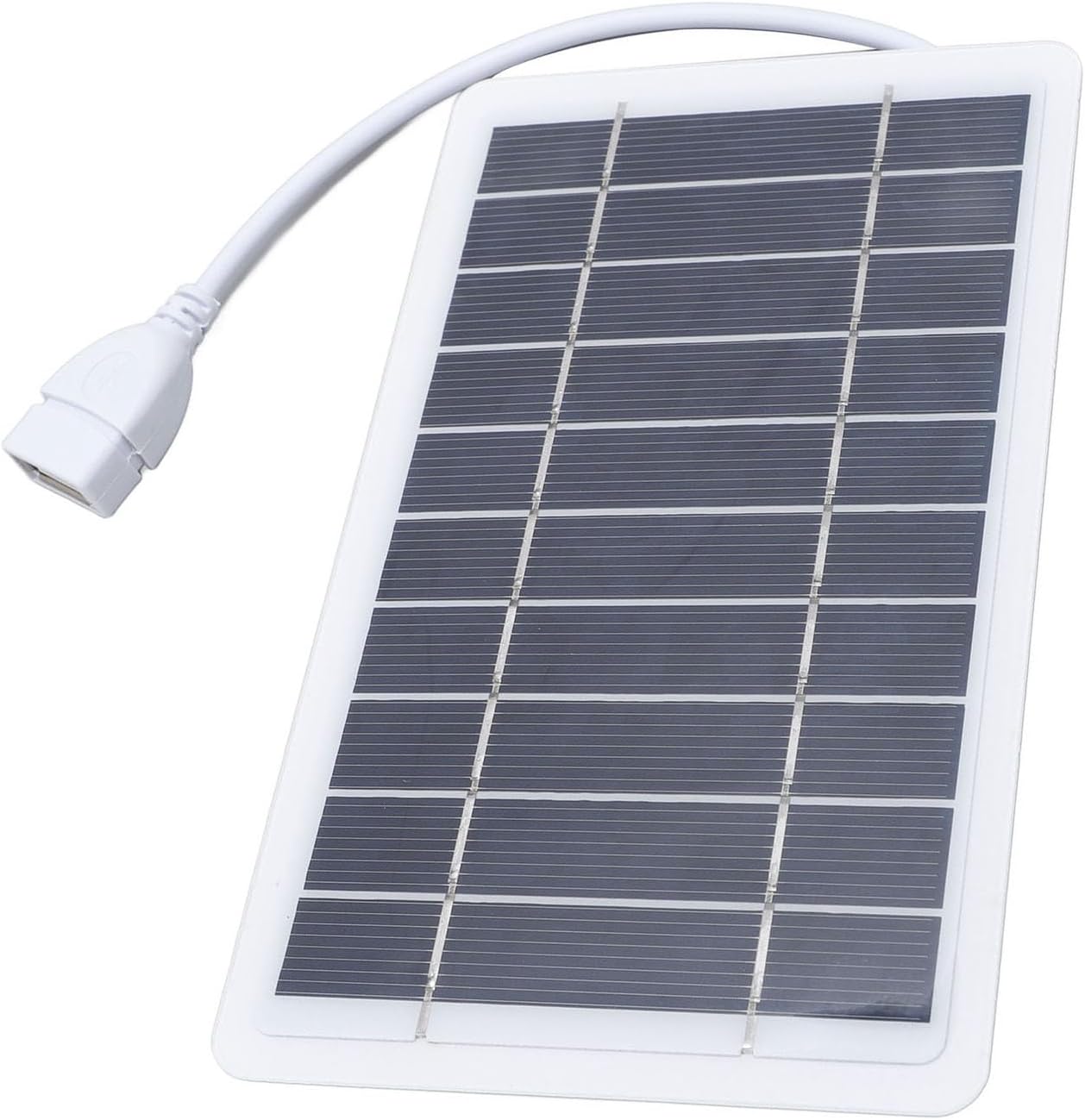 2 Solar Panel Power Bank, Monocrystalline Silicon USB Outputs High Efficiency Portable Phone Charger, with Compact Size