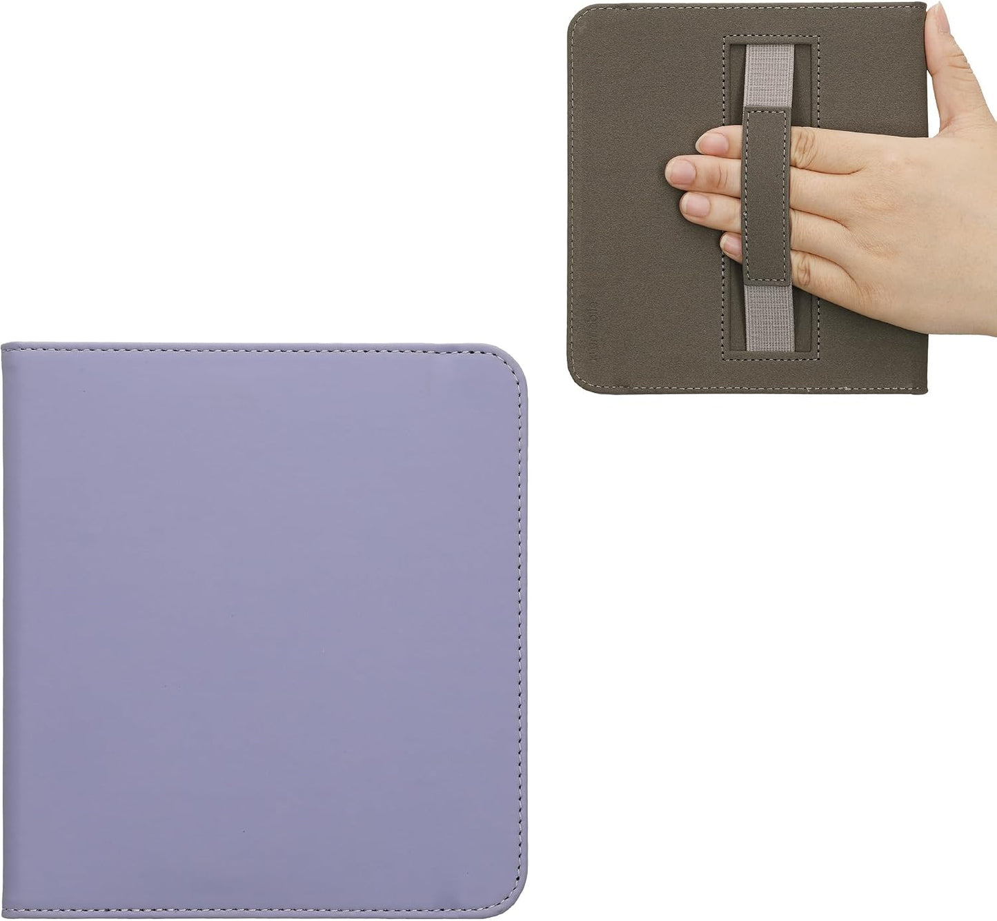 kwmobile Lavender e-Reader Cover for Kobo Libra - Synthetic Leather Case with Strap