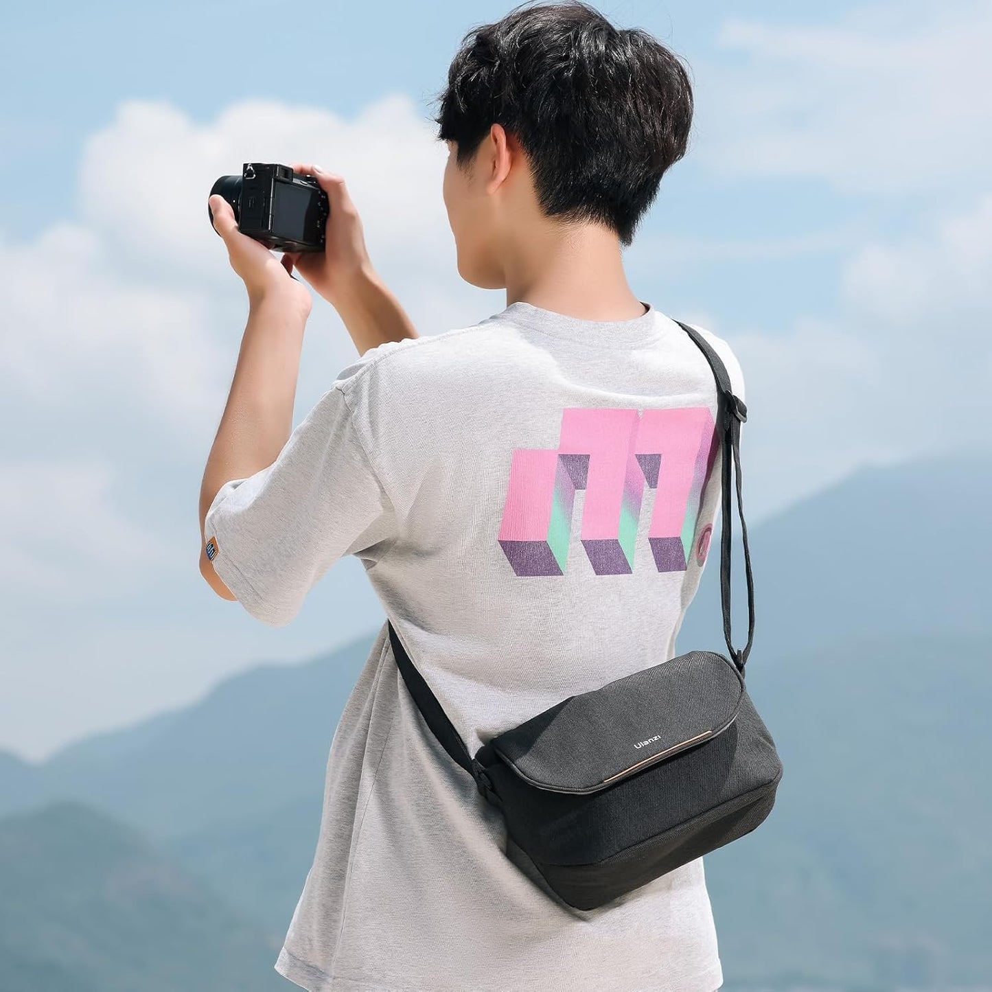 ULANZI Camera Bag, SLR/DSLR Camera Case Professional, Crossbody Photography Small Bag Fashion, Shoulder Bag for Women