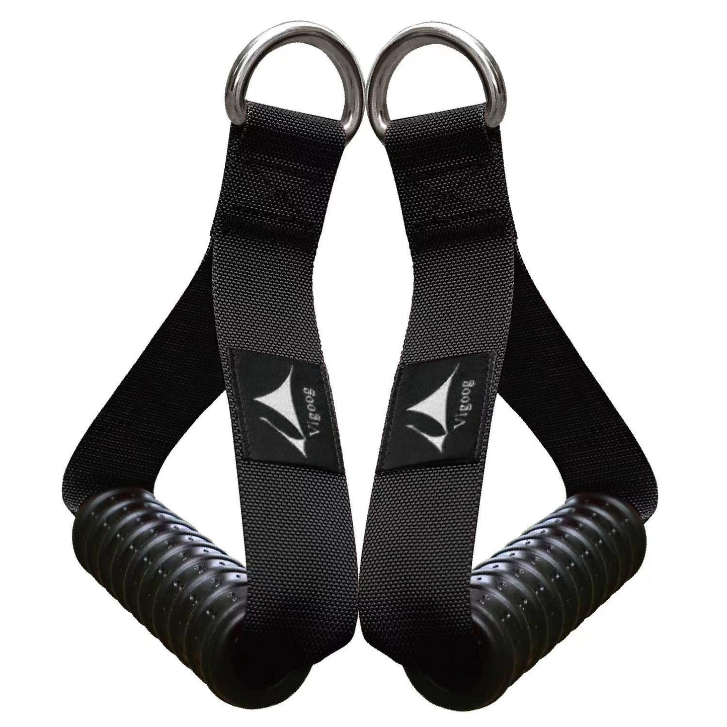 Vigoog Heavy Duty Gym Workout Handles Attachment for Cable Machine,Resistance Band,Pulley System Home Exercise Equipment, Comfortable and Stronger Grip