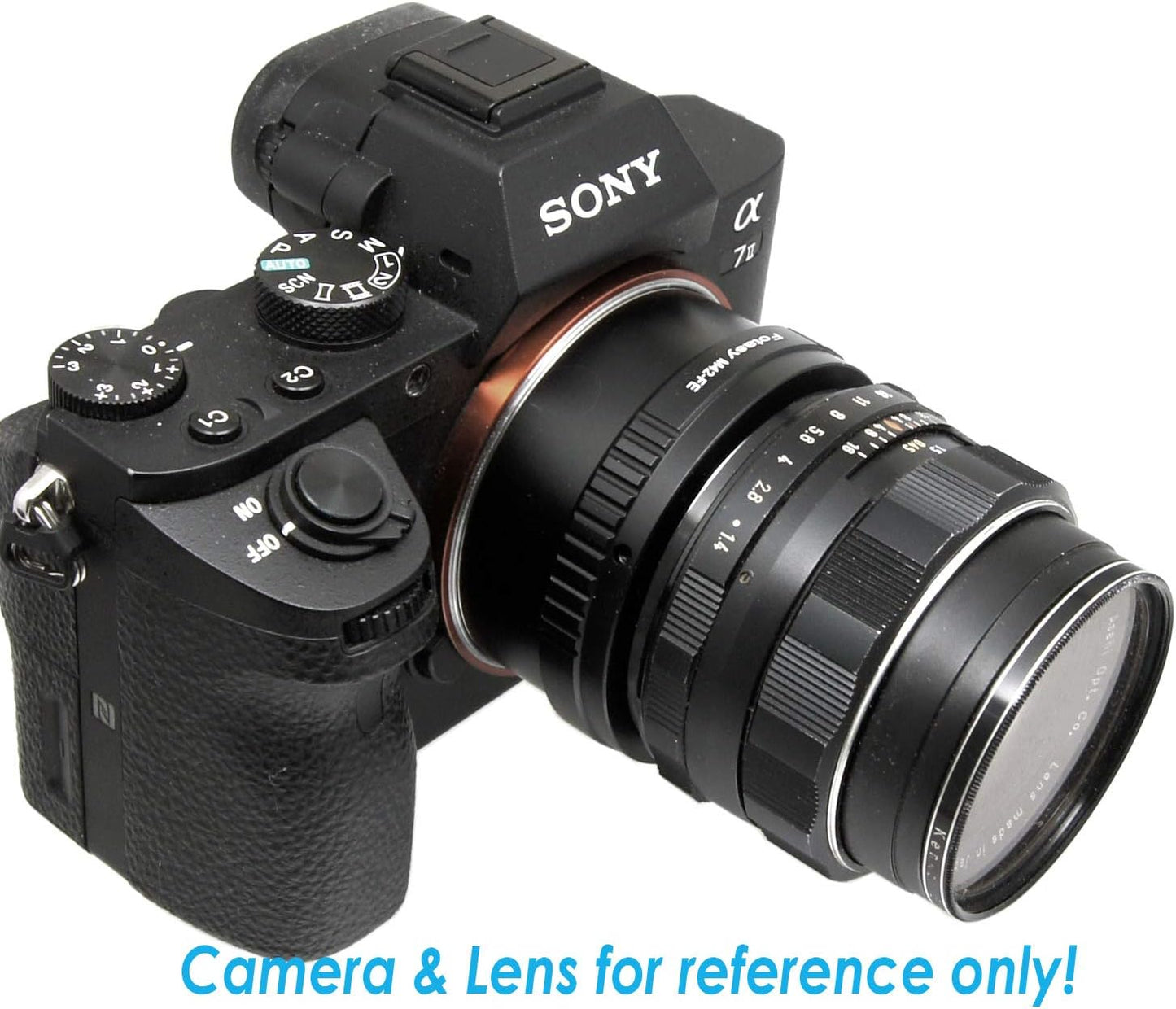 Fotasy M42 42mm a7 a7R a7s a9 a7c 1 a6600 a6500 a6400 a6300 a6100 a6000 a5100 a5000 a3500 ZV-E10 Copper Adjustable Lens