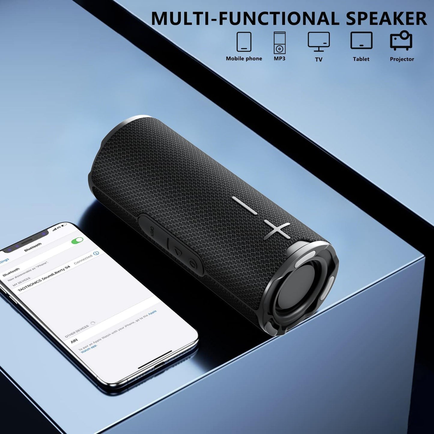 BYANDBY IPX5 2 12W 5.3, Bluetooth Speaker with Waterproof Portable, Long Playtime, Wireless Stereo Pairing, Stereo