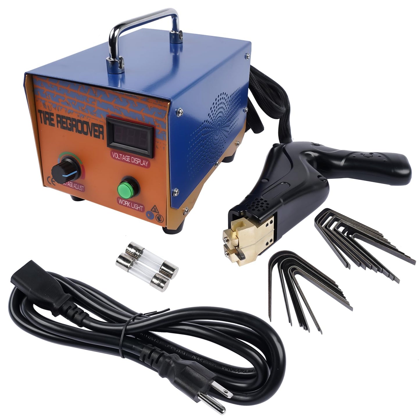 Getanye 110V 1000W Tire Grooving Machine Truck Tire Rubber Groover Grooving Tool Heated Machine Tyre Regroover