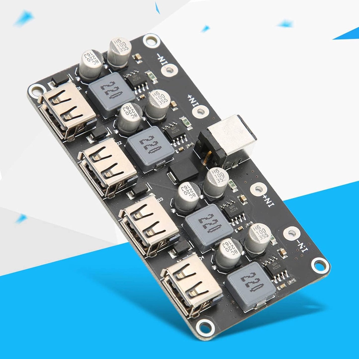 4 12V 24V QC3.0 Way Fast Module, Power Module Fast Module to Power USB Phone Charging Converter Board