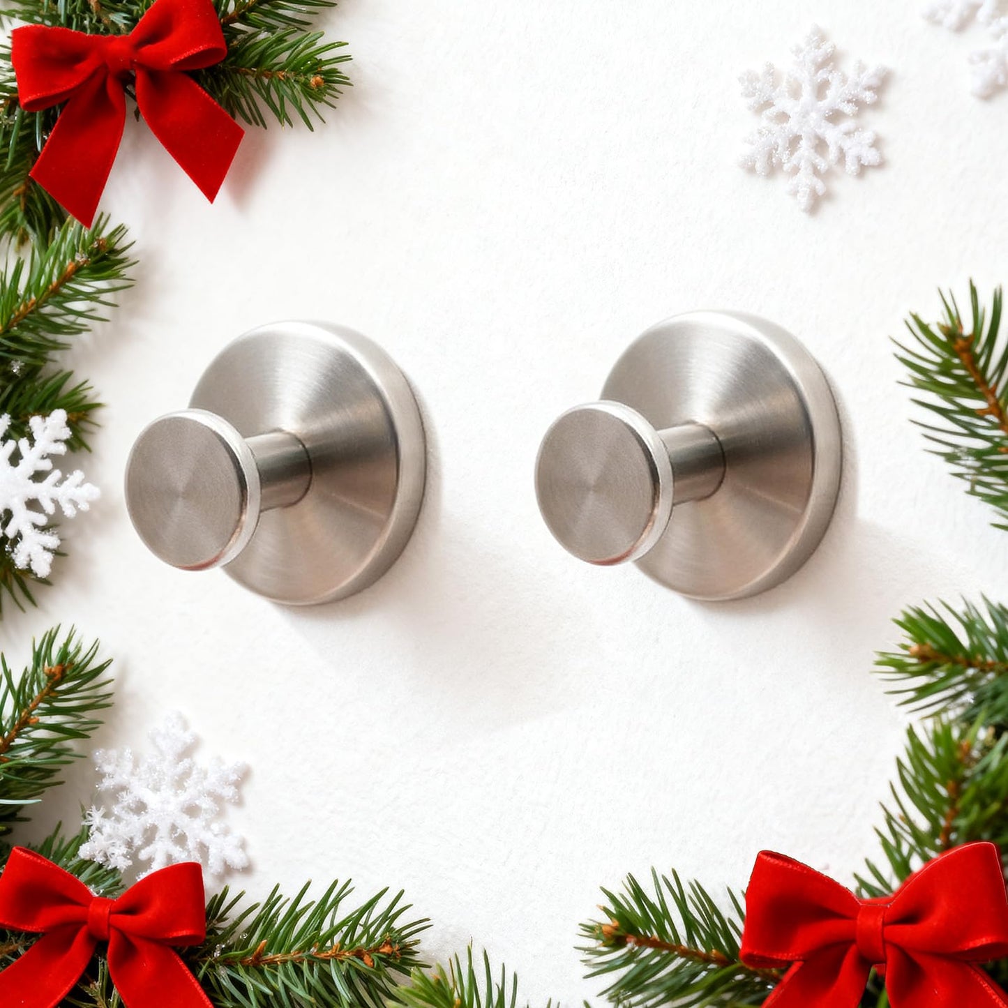 WingWider Shower Hooks for Inside Shower,Suction Cup Hooks for Glass Window,Removable Towel Hooks for Bathrooms,2 Packs(Silver)
